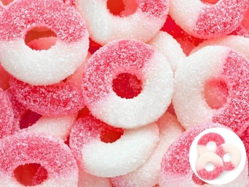 Gummy Watermelon Rings 1lb